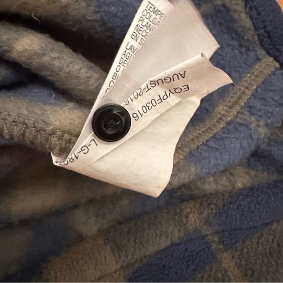 Quiksilver plaid fleece Flannel Shirt Size L (v) - Picture 7 of 12